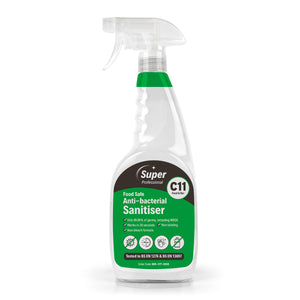 Food Safe Anti-Bacterial Sanitiser Trigger Spray - C11
