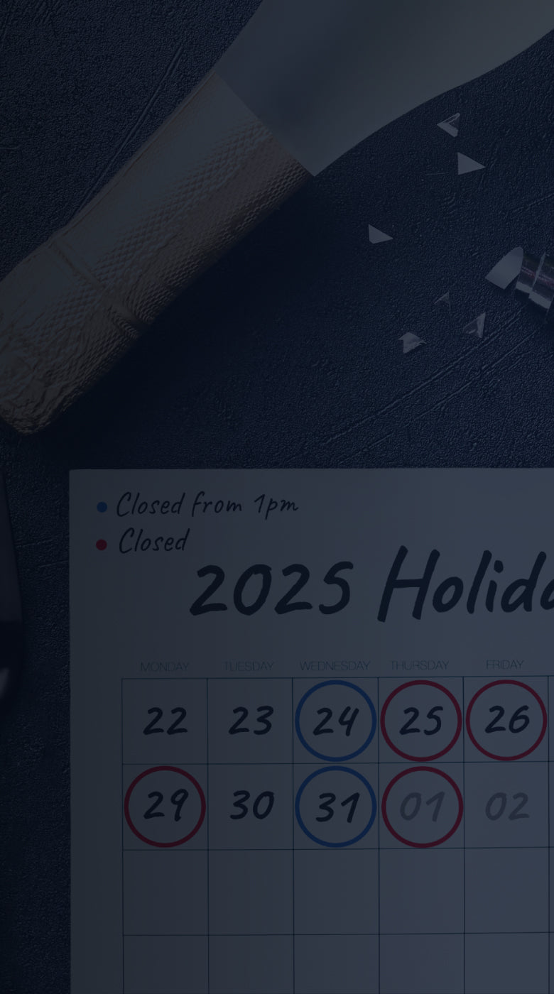 Christmas & New Year Opening Hours