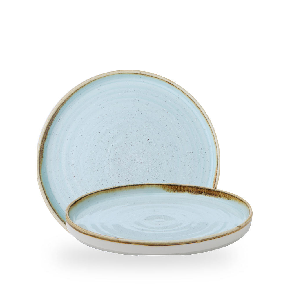 Churchill Stonecast Duck Egg Walled Plate 26cm – McNeill Hotelware