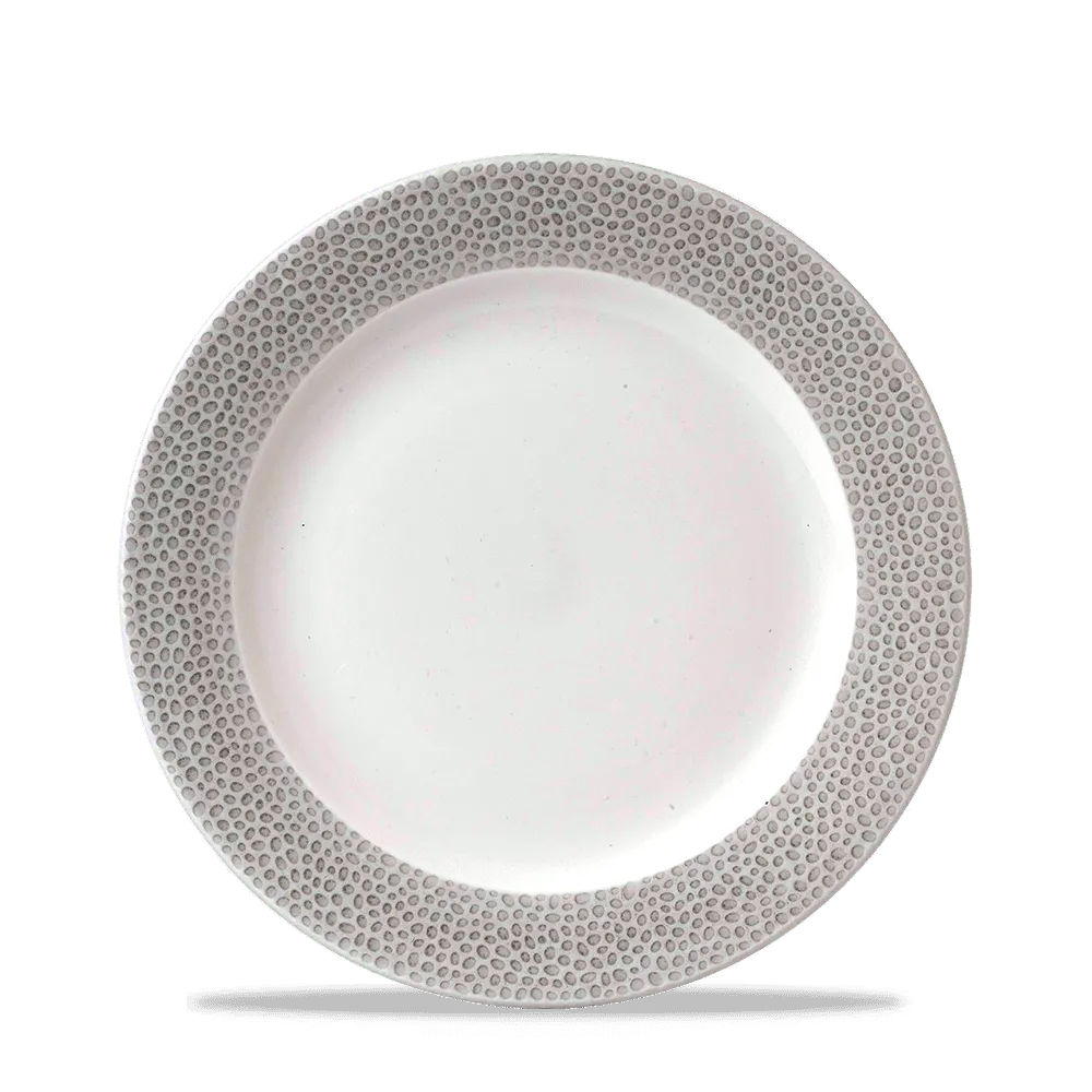 Churchill Isla Spinwash Shale Grey Footed Rimmed Plate 30.5cm (Copy ...