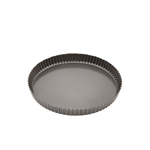 Carbon Steel Non-Stick Loose Base Fluted Quiche Tin 29cm