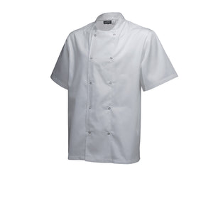 Basic Stud Jacket (Short Sleeve) White Medium