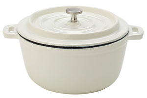 Cast Iron Calico Round Casserole 14cm